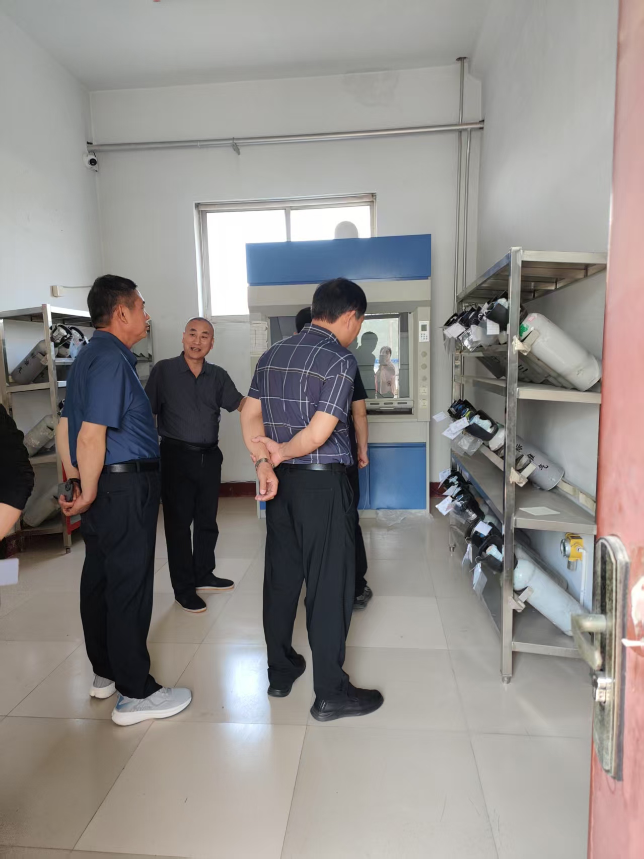 德州特檢院領導蒞臨我公司視察